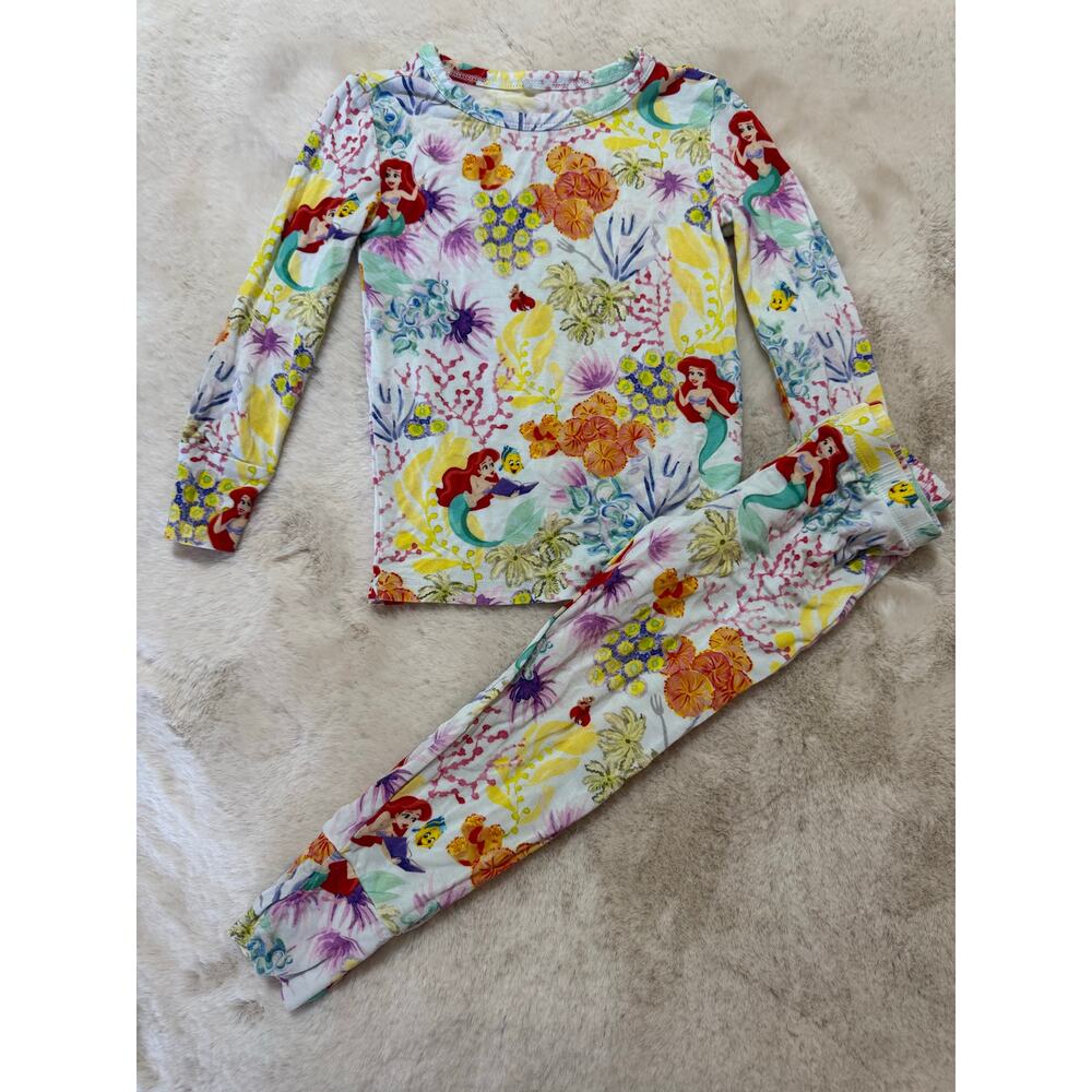 Posh Peanut The Little Mermaid Ariel 2-Piece Bamboo Pajamas Size 2T